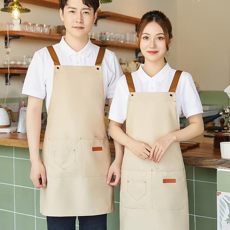 Durable, Waterproof Apron for Coffee, Milk Tea, Nail Salon & Cake Shops