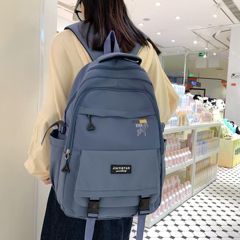 Middle School Schoolbag Large Capacity Backpack Senior High School Backpack