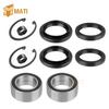 Front Wheel Bearings Seals for Honda FourTrax 300 Rancher 350 400 420 Only for 4x4 91051-HC5-003 91209-HN2-003 91256-HC5-003