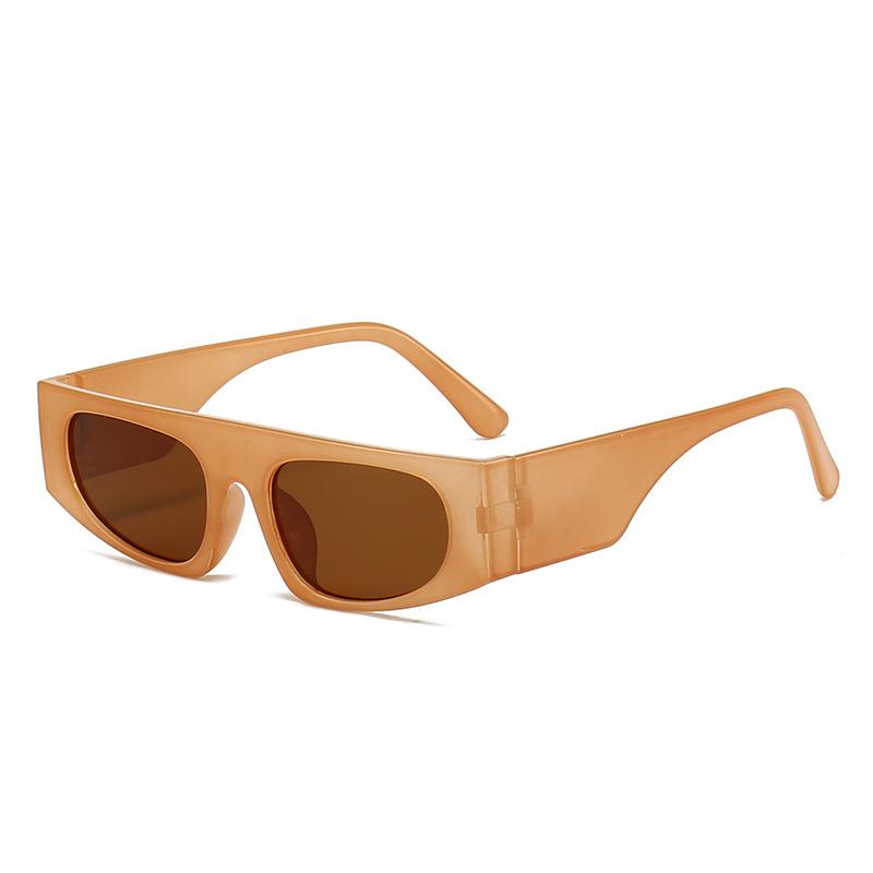 New retro small frame sunglasses for women's high-end fashion street sunglasses, European and American wide-leg sunglasses for women