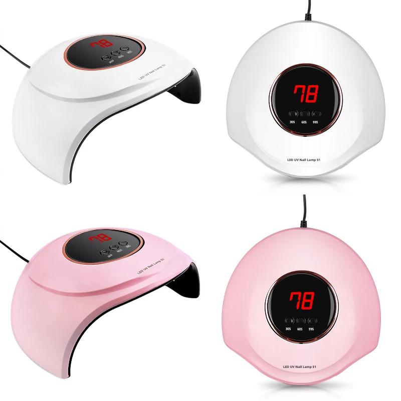 Mini-Nageltrockner, 24 W, 12 LEDs, UV-Lampe zum Aushärten aller Gel-Nagellacke mit Bewegungssensor, Maniküre-/Pediküre-/Nagelkunst-Werkzeug