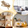 Miniature Doll House Furniture Wood Lounger Miniature Doll House Decoration Furniture For Kids Teens Small Desktop Ornament