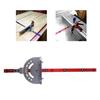 High Abrasion Resistance Table Saw Ruler Carpentry for w/ 400mm Fence and Stop Mitre Gauge Aluminum Alloy Woodworking To