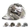 Herren Damen Sommer Baumwolle Camouflage Print Baseballkappen Sonnenhut Outdoor Unisex Sport Verstellbar Snapback Anti-UV Hut Visier