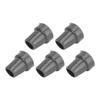 5PCS 22mm Single Angle Cane Tips Imitation Tire Texture Preservative Nonslip Rubber Translucent 7Celsius8in Crutch Tips for Cane