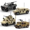 Tweede Wereldoorlog Militaire Serie Hummer Bouwstenen H2 Jeep Aanvalsvoertuig Auto Model Set Jongens Kinderen Speelgoed Cadeaus