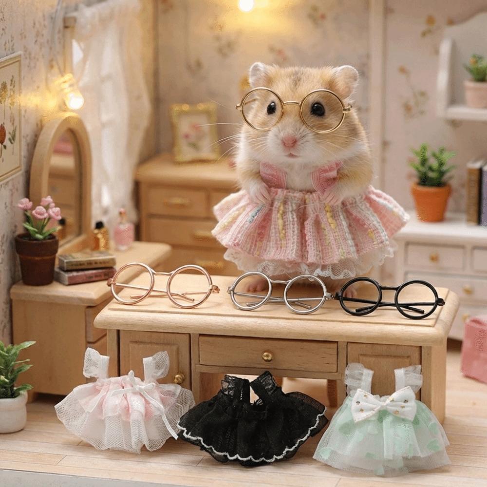 Adorable Hamster Princess Dress Lightweight Pet Suspender Skirt Fancy Rats