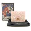 Gucci Compact Wallet Bi-Fold Wallet 449421 GG Ghost Card Case Pink Leather Women Used