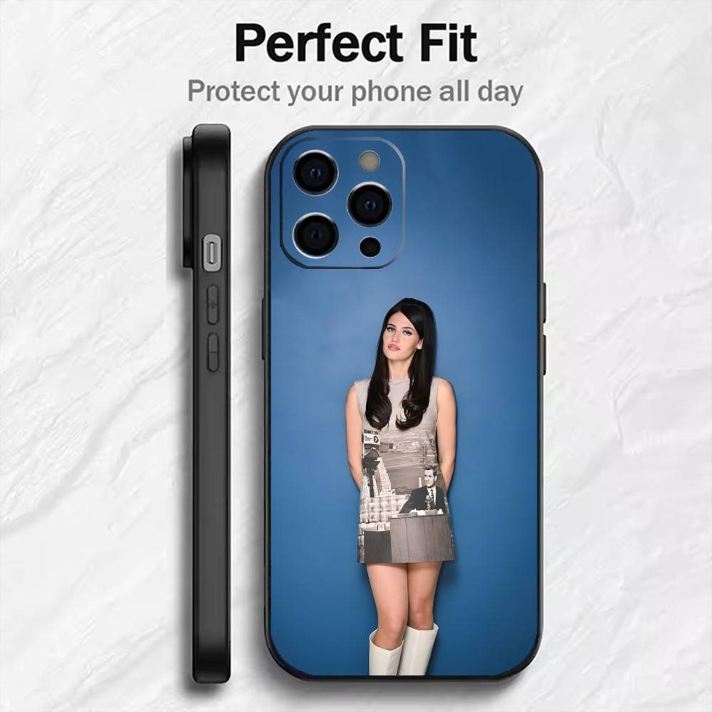S-Sienna Singer S-Spiro  Phone Case For iPhone17,16,15,14,13,12 Plus,Max Soft Silicone Black Cover iPhone15plus