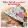 Side net fabric children's sun hat with side mesh, export sun hat, sun protection shawl hat, large brim