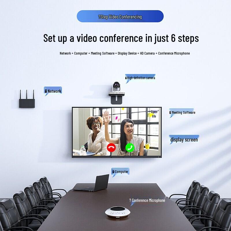 Hongshidiao 1080P HD USB PTZ Video Conference Camera (CN Version)
