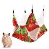 Hamster Double Layer Hammock  Ing Bed Small Pet Cage Hammock for Hamster Guinea