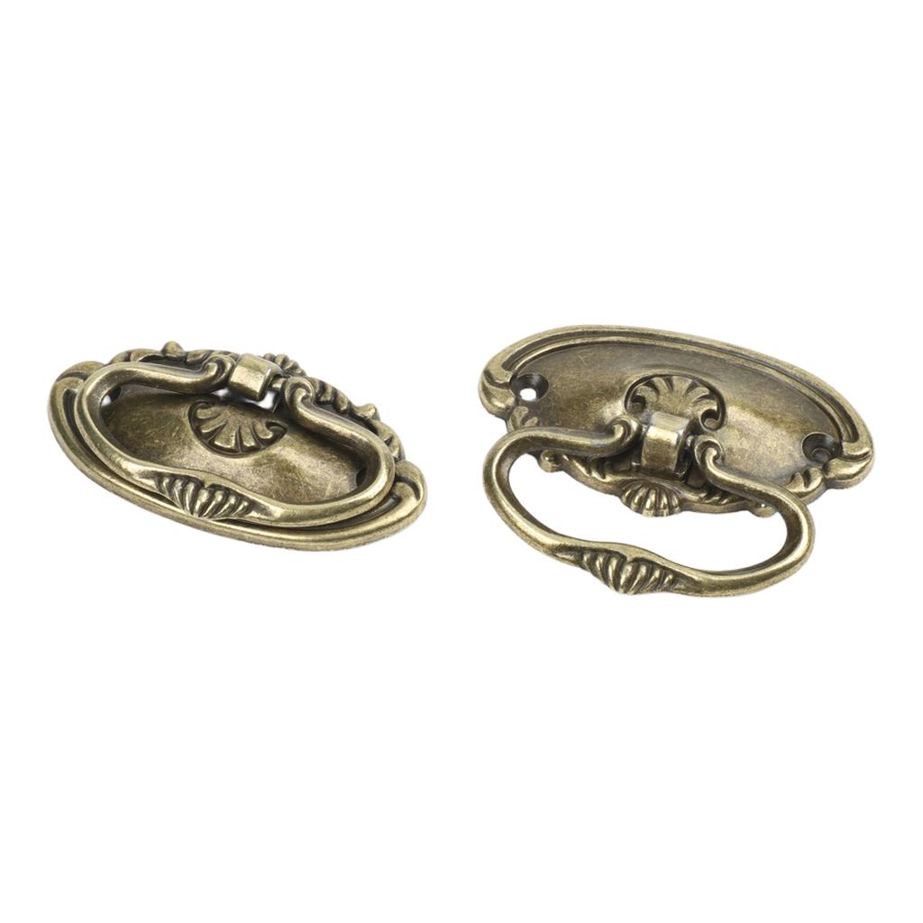 Bronze Hardware Furniture Handles Home Renovation European Design Handles Nostalgic Home Decor Unique Finish Handles For Drawers