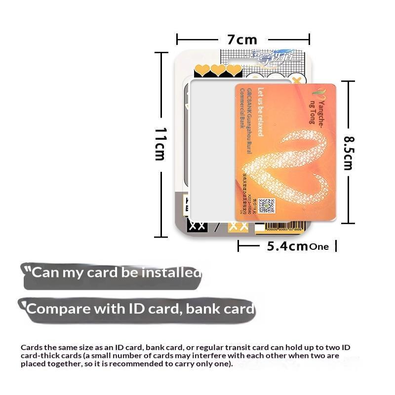Multicolor Matte Plastic Id Card Holder Wrist Lanyard Scratch Resistant Shell For Students Office Workers Access Cards
