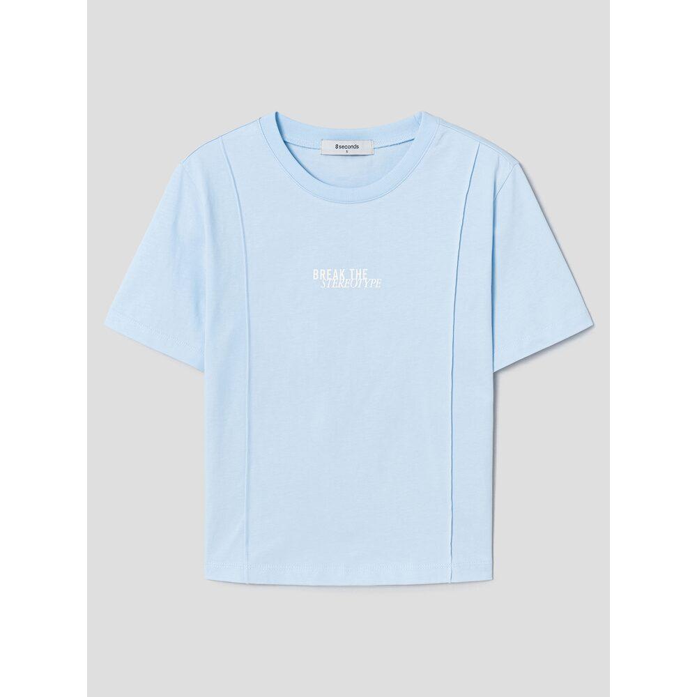 8SECONDS Graphic Short Sleeve T-Shirt Sky Blue