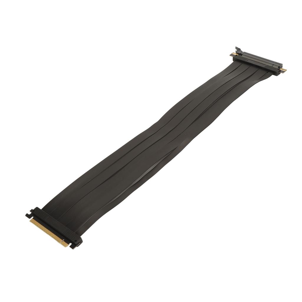 PCIE4.0 X16 Extension Cable 180 Degree High Speed GPU Extension Cable Shielded Vertical Mount Gaming Graphics Card