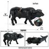 Kids' Cognitive Farm & Ranch Animal Models - Cow, Buffalo, Bison Desktop Toy Ornament
