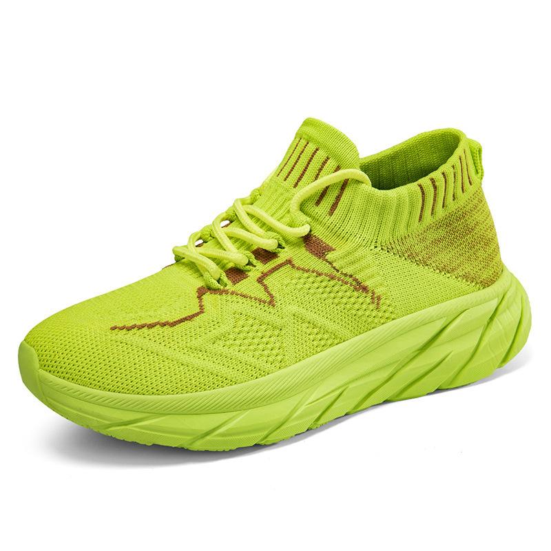 

Korean version of versatile 2025 spring trend new breathable mesh women s shoes sports and leisure shoes retro height-increasing dad shoes 36 зелёный