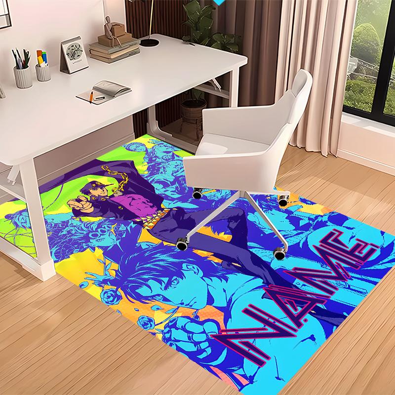 Custom Personalization JoJo's Bizarre Adventure Print Area Rug - Soft, Washable Non-Slip Indoor Mat,Living Room,Home&Office Decorative Rug