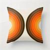 Heimdeko Retro geometrisches Muster bedruckte Kissenhülle, Sofakissenbezug, geeignet für Sofa, Schlafzimmer, Autositzkissenbezug
