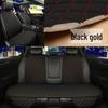 All-Season Breathable Linen Car Seat Cushion Set with Polka Dot Embroidery