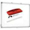 Eclet Non Magnetic 1 X 1.5 Feet Double Sided White Board And Chalk Board Front Side Whiteboard Marker Surface And Back S