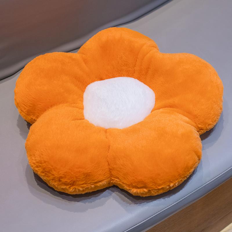 Langes Plüsch Sonnenblumenkissen Gefüllte Blumenform Bodenmatte Baby Spielmatte Heimspielmatte Weiche Pflanze Blume Wurfkissen Kissen