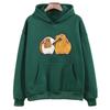 Guinea Pig Printing Hoodie Cute Kawaii Animal Clothes Autumn Fleece Hoodie Men Sweatshirt Slight Long Sleeve Tops