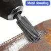 5 Stück 6mm Rotationsfeile Stahlfeile Schreinerei DIY Weichmetall Trimmset Metallschleif Reparaturwerkzeug