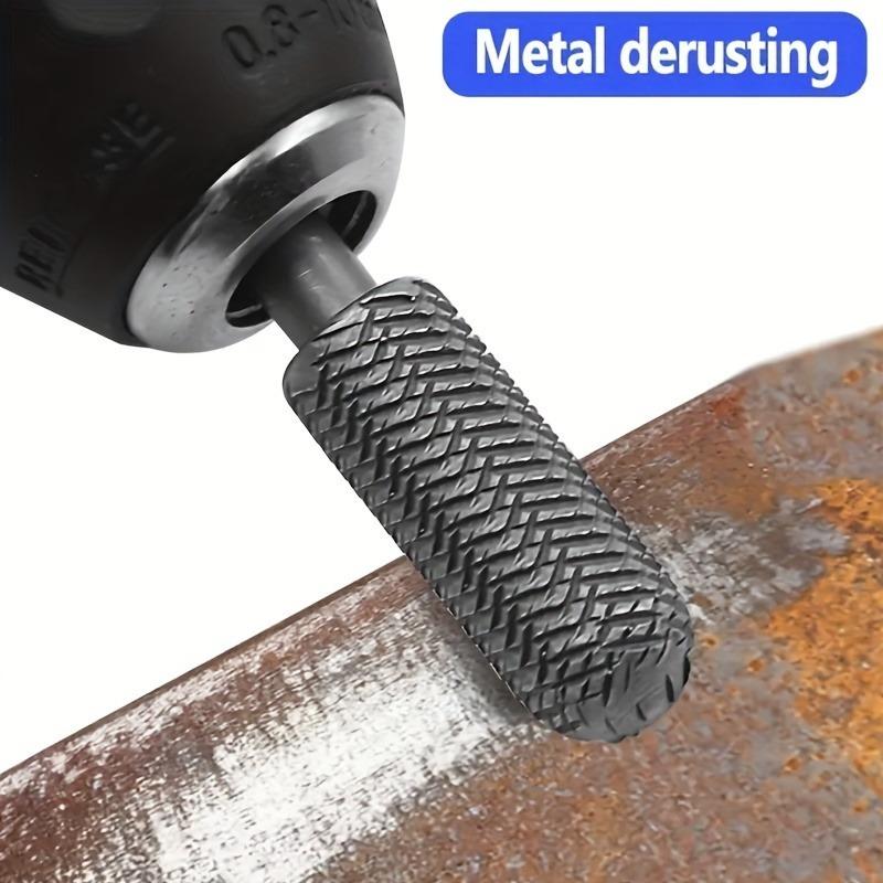 5 Stück 6mm Rotationsfeile Stahlfeile Schreinerei DIY Weichmetall Trimmset Metallschleif Reparaturwerkzeug