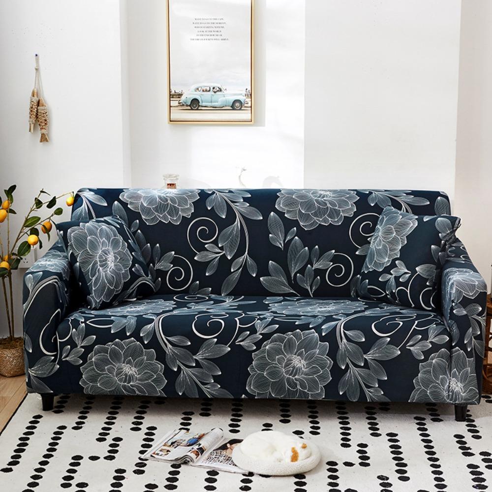 

Stretch Sofa Cover Full Elastic Knit Universal Anti Cat Scratch Couch Protector Slipcover Single S 90-140CM