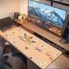 Eevee Print  Cushion Non-slip Laptop Tablet Big Mousepad XXL Mat Mini PC Playmat With Lock edge