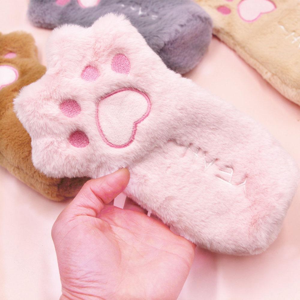 1 PZ Borsa Portapenne Peluche Zampa di Gatto Carina per Ragazza Scuola Cancelleria Kawaii Materiale Scolastico Borsa per Cosmetici