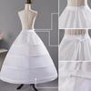 6-Reif-Unterrock für Brautkleider, langer Saum, Krinoline, Brautkleid-Unterwäsche für Erwachsene