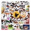 10/50PCS  Creativity  Colourful Galloping Horse Stickers Graffiti Stickers Cavia Porcellus Laptop Skateboard Car Stickers Luggage Stickers