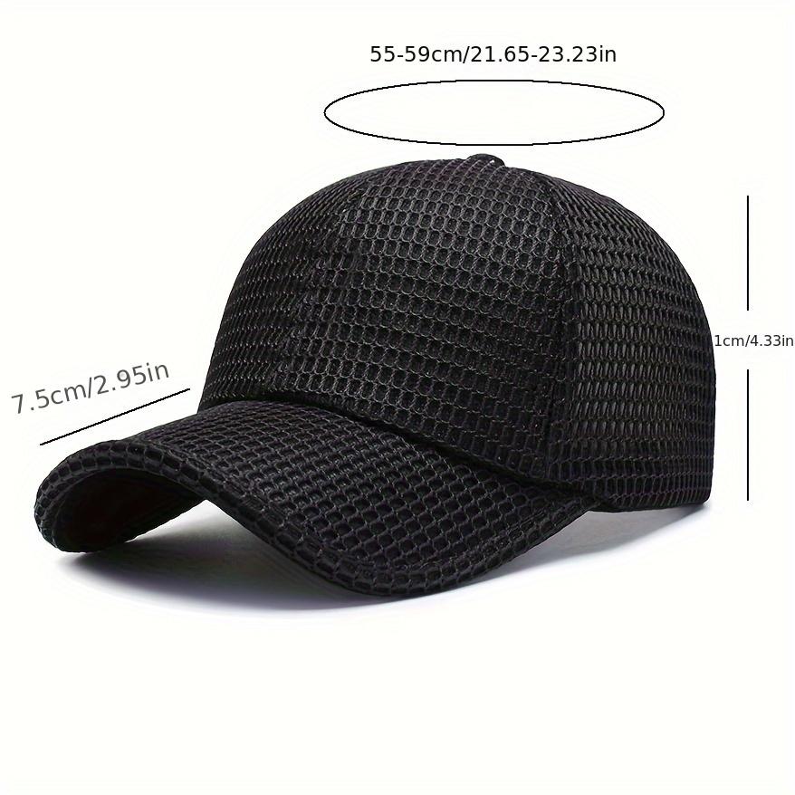 Mesh Baseball Cap For Summer Fishing And Outdoor Use Activities Air Permeable Men'S All-Match Trendy For Daily