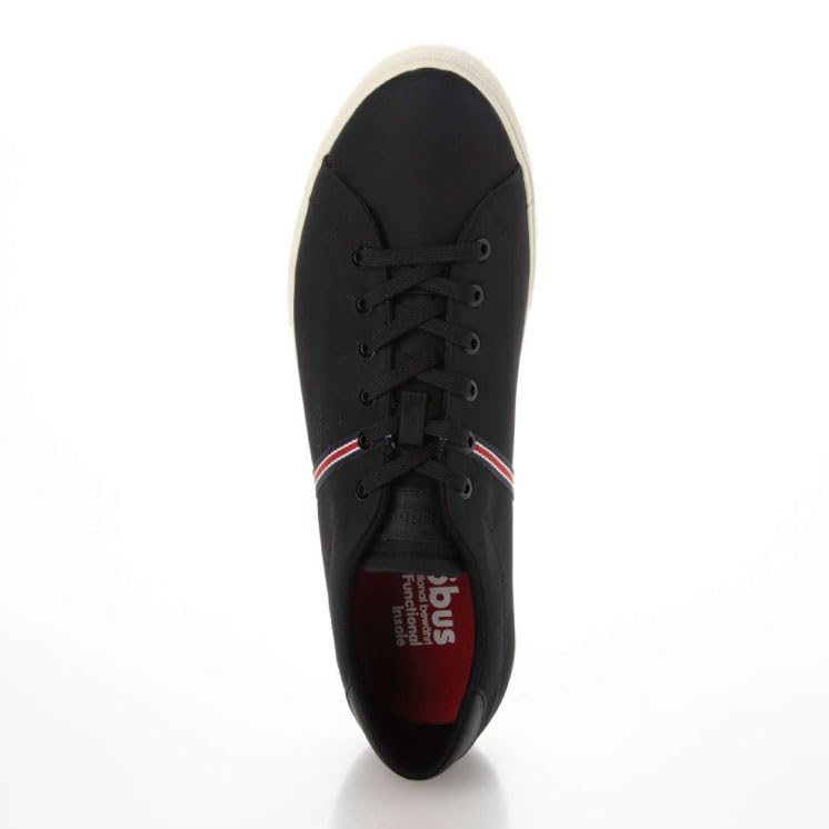 Mobus HOF Water Repellent Sneakers for Men and Antibacterial and Walking Shoes Japanese Shoe Women, Nylon, Casual, Odor-Resistant Insole, (Black,