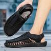 Beach Shoes for Men Closed Toe Ultralight Breathable Expensives Luxury Designer Buy Cheap Liquidation Big Size Open Man Sandals
