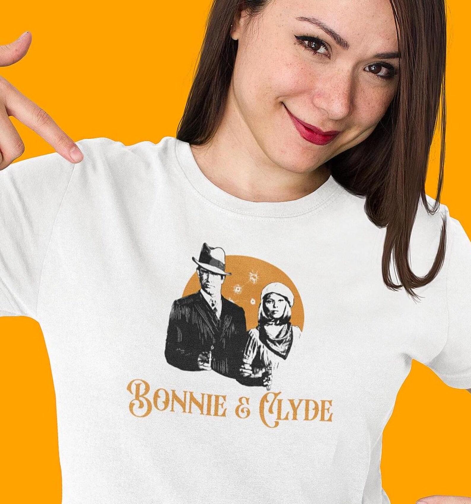 Bonnie and Clyde T-Shirt – 60s Crime Movie, Retro Cinema Gift 3XL