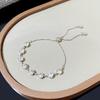 Colorful Zircon Butterfly Drawstring Bracelet Women's Cute Bow Knot Silver Adjustable Bracelet Fashion Birthday Jewelry Gift