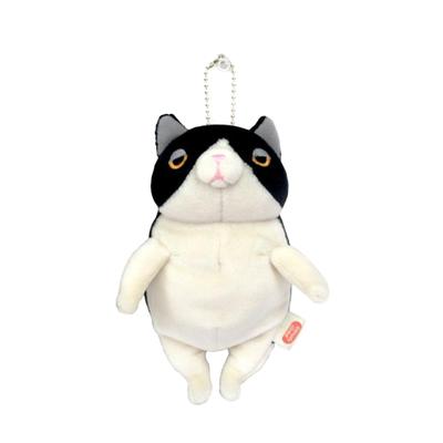 Shinada Global Mochi Series Mochi Neko Hachiware (mini) 7 x 5 x 14 cm Plyšová mačka Zviera MONE-0088H