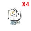 4 Set For 1990-1996 Suzuki GSX600F Katana 600 Carb Carburetor Repair Rebuild Kit