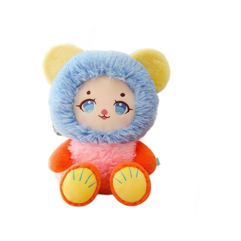 Cute Rabbit Dog Plush Toy With Embroidery Design For Childrens Birthday Gift