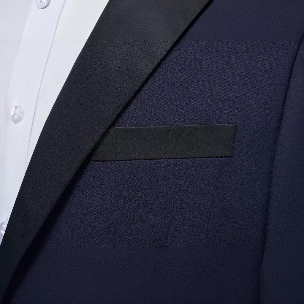 Pánský slim fit smokingový oblek na svatby a formální události