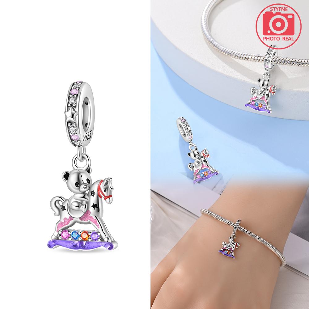 Copper Colors Fairy Tale World Series Fairyland Rabbit Charms Lion Beads Fit Original Bracelet Diy Fine Jewelry Gift For Women