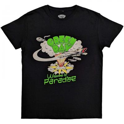 Green Day Camiseta unisex para adulto Bienvenido al paraíso