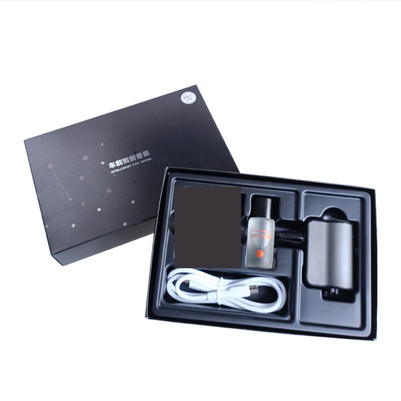 Smart Car Aroma Diffuser: Long-lasting Automatic Spray Fragrance & Light Ornament No Essential Oil