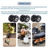 AEE2-50X18mm Set Of 2 Luggage Suitcase Replacement Wheels,PU Swivel Caster Wheels Carbon Steel Bearings Repair Kits