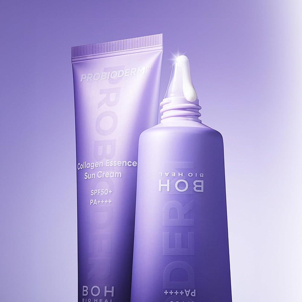 Boh Probioderm Collagen Essence Sunscreen SPF50+ PA++++ 50ml with Niacinamide and Hyaluronic Acid