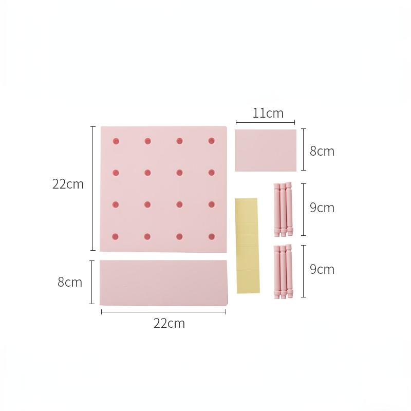 Assembly Wall-mounted Hole Board Wall Shelf Free Punching Hanger Bookshelf Figure Display Shelves Stand Bedroom Desk Wall Storage Holder